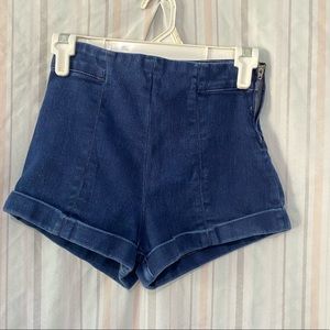 High waisted shorts